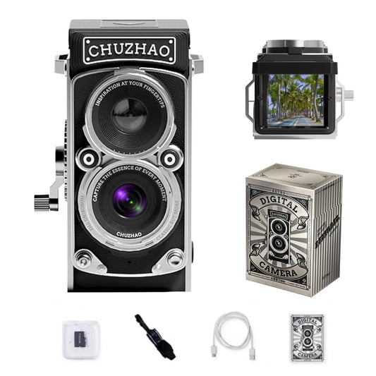 Gizmoteria™ Retro Dual Lense Digital Camera