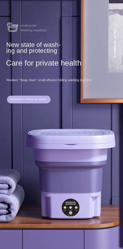 Gizmoteria™ 8L Portable Folding Washing Machine